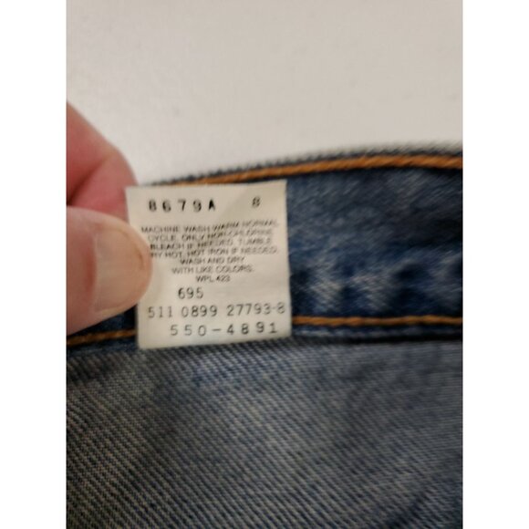 Levis 550 Jeans Mens 30x32 Relaxed Fit Tapered Leg Distressed USA Made 90's Y2K - Picture 7 of 9